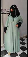 Ensemble deux pièces de style arabe musulman pour femme, nouvelle collection printemps-automne, grande taille, chemise à manches longues et pantalon, mode décontractée en polyester