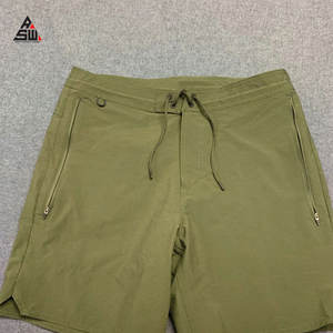 Pantalones Cortos Casuales Clásicos para Hombre, 100% Algodón, Sólidos, Suaves, Transpirables, Cintura Elástica, Uso Diario - Product Image 3