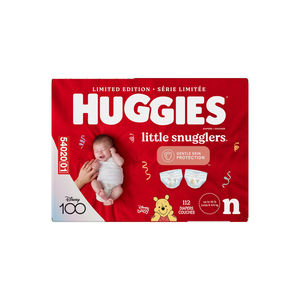 Pañales Huggies para recién nacidos, pañales para recién nacidos Little Snugglers, tamaño recién nacido (hasta 10 LBS), 144 unidades - Product Image 6