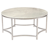 Table basse moderne en aluminium personnalisable avec plateau en verre, finition or antique, design réglable pour la maison et le bureau