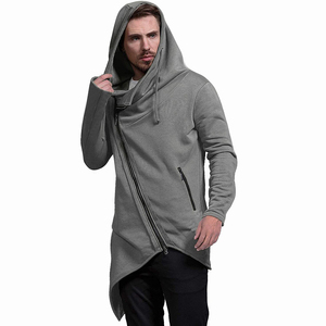 High Quality Men Double Side <b>Zip</b> Long Neoprene <b>Hoodies</b> & Sweatshirts for Men's Hot Style Made With High Quality Fleece - Product Image 4