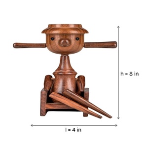 <b>Bird</b>-Shaped Wooden Eyeglass Holder Plastic and Bamboo Display for Eyewear - Product Image 3