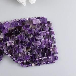 Masque pour les yeux en cristal d'améthyste naturel fait à la main, masque pour les yeux rafraîchissant pour le spa, la méditation et la thérapie du sommeil - Product Image 5