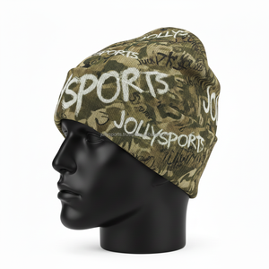 Gorro de invierno para hombre, tejido de alta calidad en algodón y poliéster, 180GSM, colores personalizados, logotipo por sublimación, jacquard. - Product Image 5