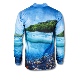 Por encargo 100% poliéster UPF 50 señuelo de los hombres camisetas de pesca sublimación torneo de pesca Jersey - Product Image 5