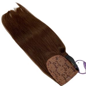 Vente en gros 100% cheveux humains naturels queue de cheval double dessinée cheveux humains vietnamiens soyeux et lisses OEM ODM - Product Image 2