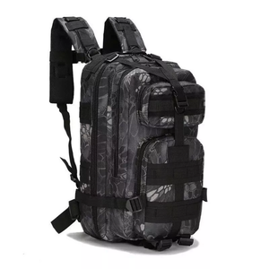 Mochila táctica de senderismo de alta intensidad, mochila duradera de gran capacidad, correas de hombro ajustables, cremallera, bolsas de senderismo para acampar - Product Image 1