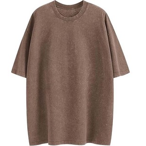 Camisetas para hombre Venta al por mayor Logotipo personalizado Hombres Lavado ácido Camiseta Manga corta Ropa casual Hombres Lavado ácido Camisetas - Product Image 5