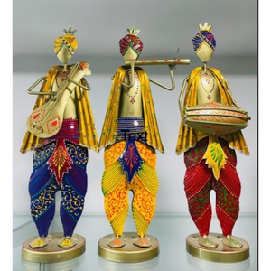 Figurines décoratives amovibles écologiques en métal de style Art déco traditionnel - Product Image 3