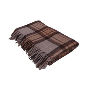 Manta de lana de tartán Mackeller, manta de Cachemira tejida súper suave de alta calidad en estilo a cuadros para decoración de dormitorio de otoño - Product Image 5