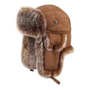 OEM Winter Trapper Hat Unisex Hunting Hat Trooper Ear Flap Hat Keep Warm in in Cold Weather High Quality Aviator Bomber Trapper