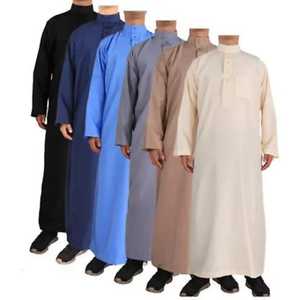 อาหรับมุสลิมอาหรับอาหรับอาหรับตะวันออกกลางสีพื้นสไตล์ Jubba - Product Image 5