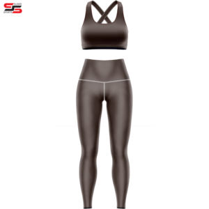 High Quality Quick Dry Workout Suits High Stretchy Gym Fitness Set <b>Leggings</b> 2 Pieces Sports Yoga Set for Woman - Product Image 1