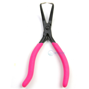 INTENSE SURGICAL High <b>Precision</b> Stainless Steel Hair Extension Pliers Microlink Bead Remover Lightweight Reusable Grey <b>Tool</b> - Product Image 6