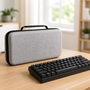 Étui de rangement pour clavier mécanique en EVA rigide, étanche, antichoc, avec poignée, pour clavier Bluetooth - Product Image 2