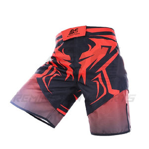 MMA กางเกงขาสั้นสำหรับผู้ชาย,บริการ OEM กางเกงมวยกางเกงผู้ชาย | เตะมวยกางเกงขาสั้นสีทึบมาใหม่ - Product Image 1