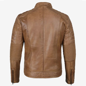 Chaqueta de Cuero Resistente al Desgaste, Chaqueta de Cuero Cómoda en Venta, Chaqueta de Cuero Hecha a Medida - Product Image 3