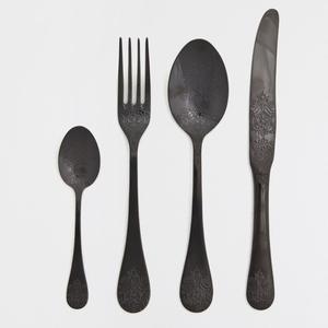 Luxe fantaisie en acier inoxydable argenterie miroir polonais couleur personnalisée couverts jetables dîner mariage fête fabricant - Product Image 5