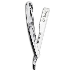 Navaja de Afeitar Recta de Acero Inoxidable, Navaja de Afeitar Plegable, Navajas de Afeitar Manuales para Barba - Product Image 2