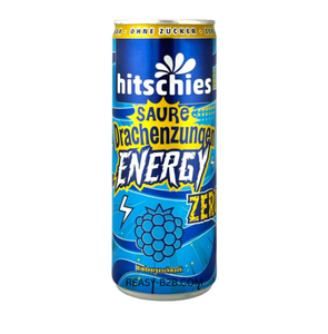 Precio de fábrica Hitschies Saure Drachenzungen 250ml Bebida energética azul Bebida al por mayor de la mejor calidad para distribuidores globales - Product Image 1
