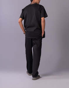 Ventes chaudes Ensemble de blouses en denim personnalisées Extensible Respirant Unisexe Jogger Blouses d'infirmière - Product Image 2