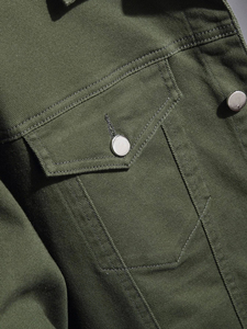 Nouvelle veste en jean pour hommes avec vestes entièrement personnalisées pour hommes Veste en jean pour hommes de style sport personnalisé pour vêtements de plein air - Product Image 5