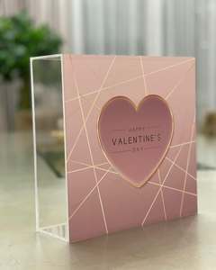 Elegante caja de regalo de acrílico transparente con tapa de Incrustaciones de nácar hecha a mano diseñada para regalos corporativos personalizados de boda Eid - Product Image 5