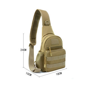 Homme multifonctionnel étanche sangle de poitrine sac de messager pratique bandoulière sacs à bandoulière léger caractéristique Polyester imprimé - Product Image 6