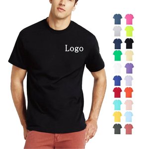T-shirts en coton tricoté longs personnalisables avec logo, coupe décontractée, vêtements de sport pour hommes, haute qualité, respirants, unisexe - Product Image 2