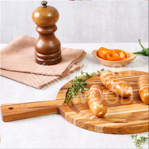 Mangos de bloque de corte de teca grande personalizables, madera duradera, Color marrón, formas rectangulares, tamaño de grano final, alta calidad, personalizado - Product Image 4