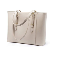 Tas Tote Kulit Asli Mewah Tahan Air Grosir 2025, Custom Logo Resleting, untuk Wanita, Musim Dingin, Semi, Panas, Gugur
