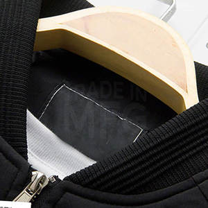 Chaqueta de bombardero de estilo callejero personalizada para hombre, ropa informal de invierno para jóvenes con cuello levantado, recién llegado, suministro directo al por mayor - Product Image 2