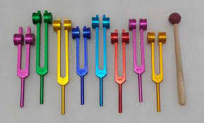 ชุดส้อมเสียงปรับจังหวะจักระ 8 จุด สำหรับบำบัดด้วยเสียง รักษาหัวใจ ดวงตาที่สาม และกระดูกก้นกบ - Product Image 4