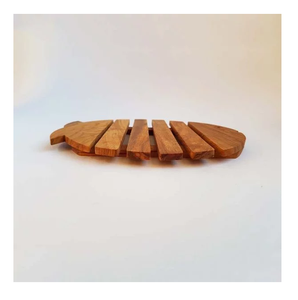 Salvamanteles de madera maciza para cocina y posavasos de madera para taza de café, posavasos para decoración, soporte para tetera - Product Image 4