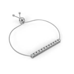 Magnifique bracelet et jonc en or 18 carats avec diamants de laboratoire, accessoire de bijouterie luxueux - Product Image 6