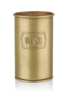 Bulk Sale Metal Round Shape Gold & <b>Copper</b> <b>Utensil</b> Holder with Custom Logo Printing in Wholesale Price - Product Image 3