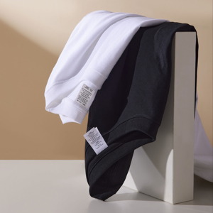 Streetwear à manches courtes en coton surdimensionné unisexe blanc noir t-shirt pour écran haut vêtements pour hommes t-shirt pour hommes vente en gros - Product Image 1