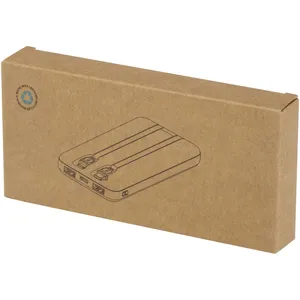 Power Bank Ecologico Adhil ad Alta Capacità 10.000 mAh con Doppia Porta USB per Uso Promozionale - Product Image 3