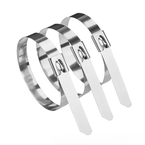 Clips de bord en 2 pièces en gros Attaches de câble en acier inoxydable 304 anti-UV pour la gestion des câbles solaires australiens - Product Image 3