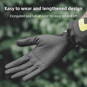 Gants de course à écran tactile à doigts entiers pour sport réfléchissants longs accessoires de cyclisme de moto de route vtt - Product Image 5