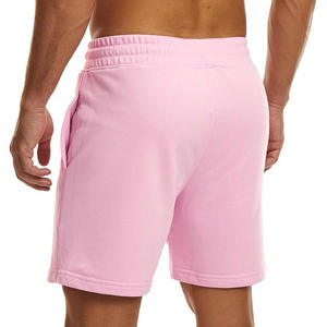 Nuevo estilo de moda con logotipo personalizado para hombre, pantalones cortos de entrenamiento en blanco con dos bolsillos, pantalones cortos de tela de algodón orgánico polar 100% para hombre - Product Image 6