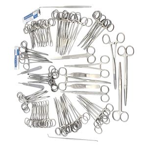 126 PCS Veterinary Spay Pack Ensemble d'instruments chirurgicaux de qualité supérieure certifiés CE pour les procédures canines et félines - Product Image 1