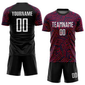Maillot de football personnalisé OEM, confortable et respirant, coupe rapide, vente en gros d'ensembles personnalisés, style par sublimation - Product Image 6