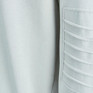 เสื้อสเวตเตอร์ของผู้ชายแบบสวมหัวคอกลมแขนยาวผ้าฟลีซลำลองทรงสลิมฟิตสำหรับ2025ฤดูหนาว - Product Image 6