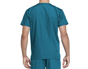 ชุดยูนิฟอร์มพยาบาลหญิงคุณภาพพรีเมียม ดีไซน์ทันสมัย ผลิตจากผ้าทอ 72% โพลีเอสเตอร์ 21% เรยอน 7% สแปนเด็กซ์ - Product Image 5