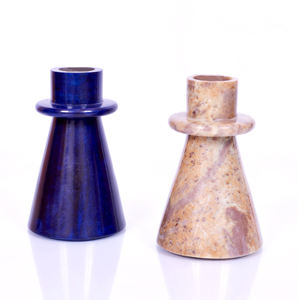 Piedra Natural India esteatita vela católica soporte votivo hogar decorativo candelabro Pilar té Luz - Product Image 5