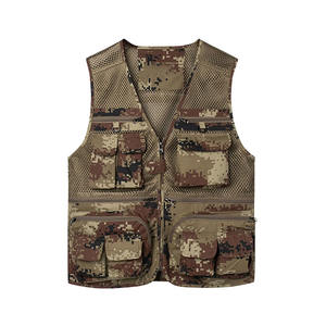 Chaleco de Camuflaje Personalizado Multifuncional Ligero Impermeable Transpirable Cortavientos Uniforme Táctico de Combate - Product Image 5