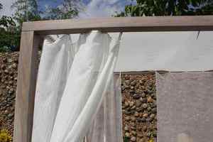 Double chaise longue résistante avec le cadre en métal et les coussins imperméables - Product Image 2