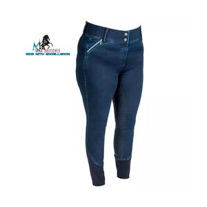 กางเกงขี่ม้าผ้านิ่มสำหรับผู้หญิงกำหนดโลโก้เองใหม่เสื้อขี่ม้าผ้าเดนิมผ้าไนลอนพิมพ์ลายซิลิโคนผลิตภัณฑ์ม้าแฟนซี - Product Image 1