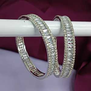 Venta al por mayor India Efulgenz brazalete indio Rhinestone CZ cristal pulseras Boda nupcial pulsera joyería de moda para mujeres - Product Image 2